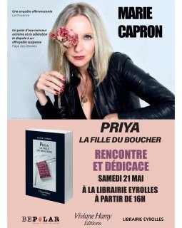 Rencontrez Marie Capron le 21 mai à la librairie Eyrolles