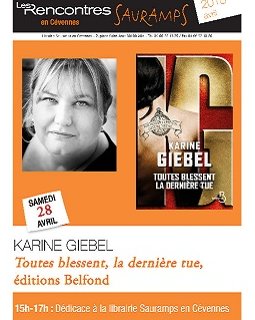 Dédicace de Karine Giebel le 28 avril 2018