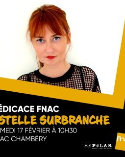 Estelle Surbranche en tournée dans les Fnacs de Savoie et Haute Savoie.