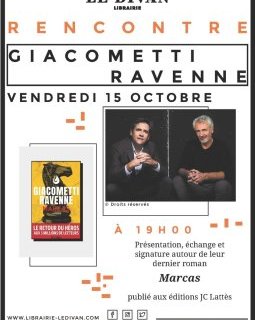 Eric Giacometti et Jacques Ravenne en dédicace - 15 octobre
