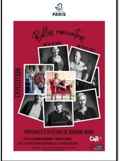 Exposition photo Belles rencontres - Portraits d'auteurs de romans noirs - Du 18 octobre 2022 au samedi 14 janvier 2023