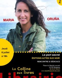 Venez rencontrer Maria Oruña le 6 juillet prochain !