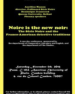 Une journée d'étude pour disséquer la Série noire