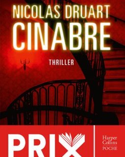 Un prix pour Nicolas Druart et son roman Cinabre