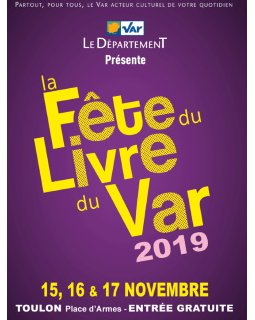 Maxime Chattam président de la Fête du Livre du Var 2019