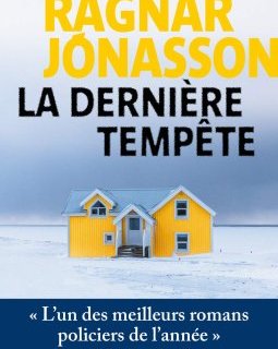La dernière tempête - Ragnar Jónasson