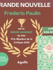 Le Prix Mystère de la Critique 2025 pour Frédéric Paulin et S.A.Cosby.