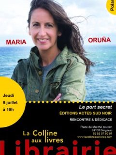 Venez rencontrer Maria Oruña le 6 juillet prochain !