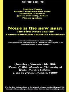 Une journée d'étude pour disséquer la Série noire