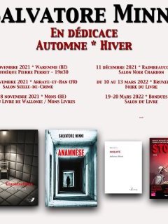 Salvatore Minni - Sa tournée de dédicaces automne/hiver 2021