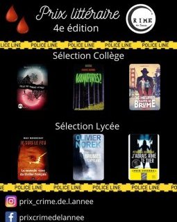 Le prix Crime 2023 des lycéens