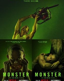 Monster : The Ed Gein Story montre ses affiches promos.