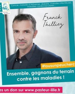 Franck Thilliez s'engage pour l'Institut Pasteur de Lille