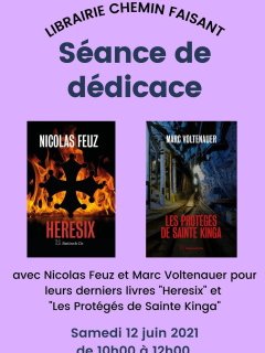 Dédicace de Nicolas Feuz et Marc Voltenauer - 12 juin