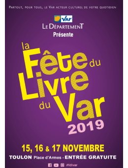 Maxime Chattam président de la Fête du Livre du Var 2019