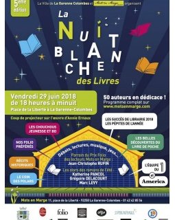 Niko Tackian à la Nuit Blanche des Livres - 29 juin