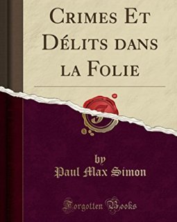 Crimes Et Delits Dans La Folie (Classic Reprint) - Paul Max Simon