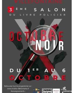 Salon du livre policier Octobre noir - 1 au 6 Octobre