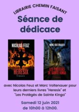 Dédicace de Nicolas Feuz et Marc Voltenauer - 12 juin