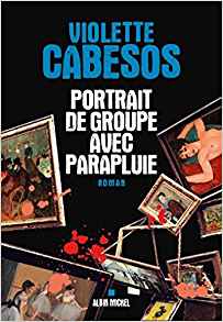 Portrait de groupe avec parapluie - Violette Cabesos