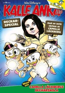 Camilla Läckberg à la une du magazine Donald Duck