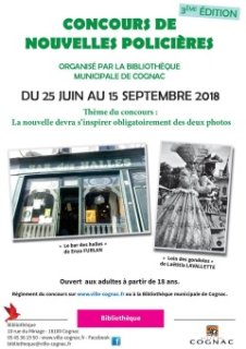 3ème éditions du concours de nouvelles policières de Cognac