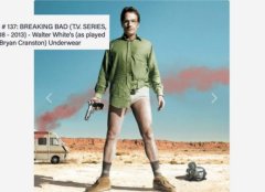 Le slip de Breaking Bad vendu aux enchères ! 