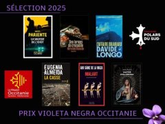 La sélection 2025 du Prix Violeta Negra, du festival Polar du Sud.