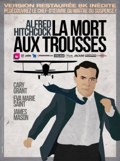 Top des 100 meilleurs films thrillers n°57 - La Mort aux trousses - Alfred Hitchcock