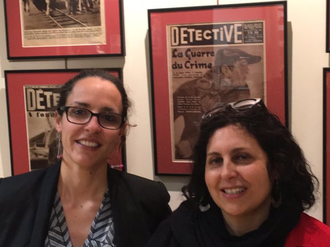 Amélie Chabrier et Marie-Eve Therenty (à droite)